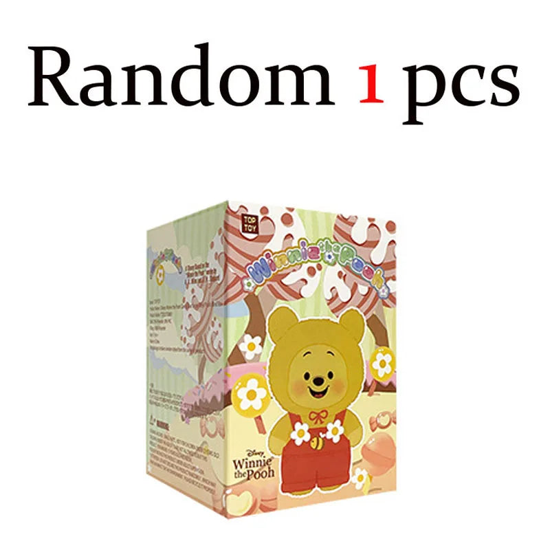 2026 New Winnie The Pooh Candy Series Blind Box,Cute Vinyl Face Pendant Pupu Bear Doll Fashion Trend Toy Christmas Gifts