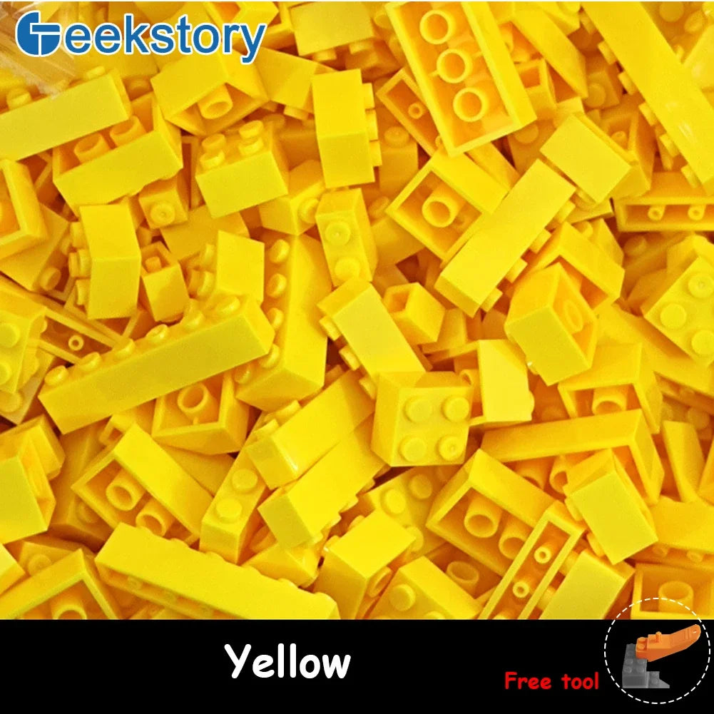 125g/250g Building Blocks Bulk Lot Pack Bricks Block Plate Creative Toy Small Particles Bulk Compatible Legoeds DIY Kit for Kids