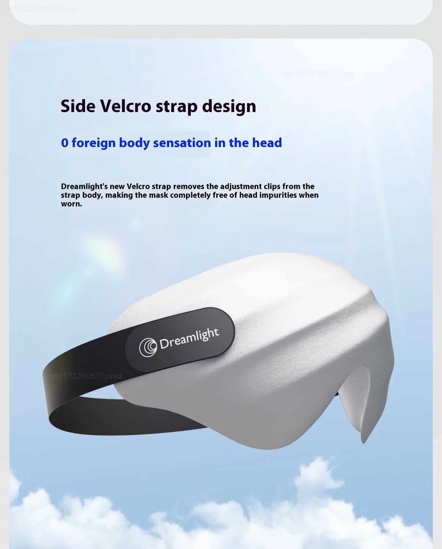 New Dreamlight 4S Pro Eye Mask Sleep 3D Stereoscopic Sleep Aid for Men Women Adult Adjustable Portable Full Blackout Eye Mask