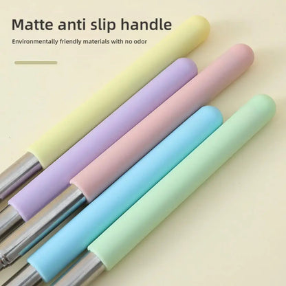 Steel Teaching Pointer Telescopic Rod Finger Design Teaching Stick Finger Reading Sticks Tools School Office Supplies