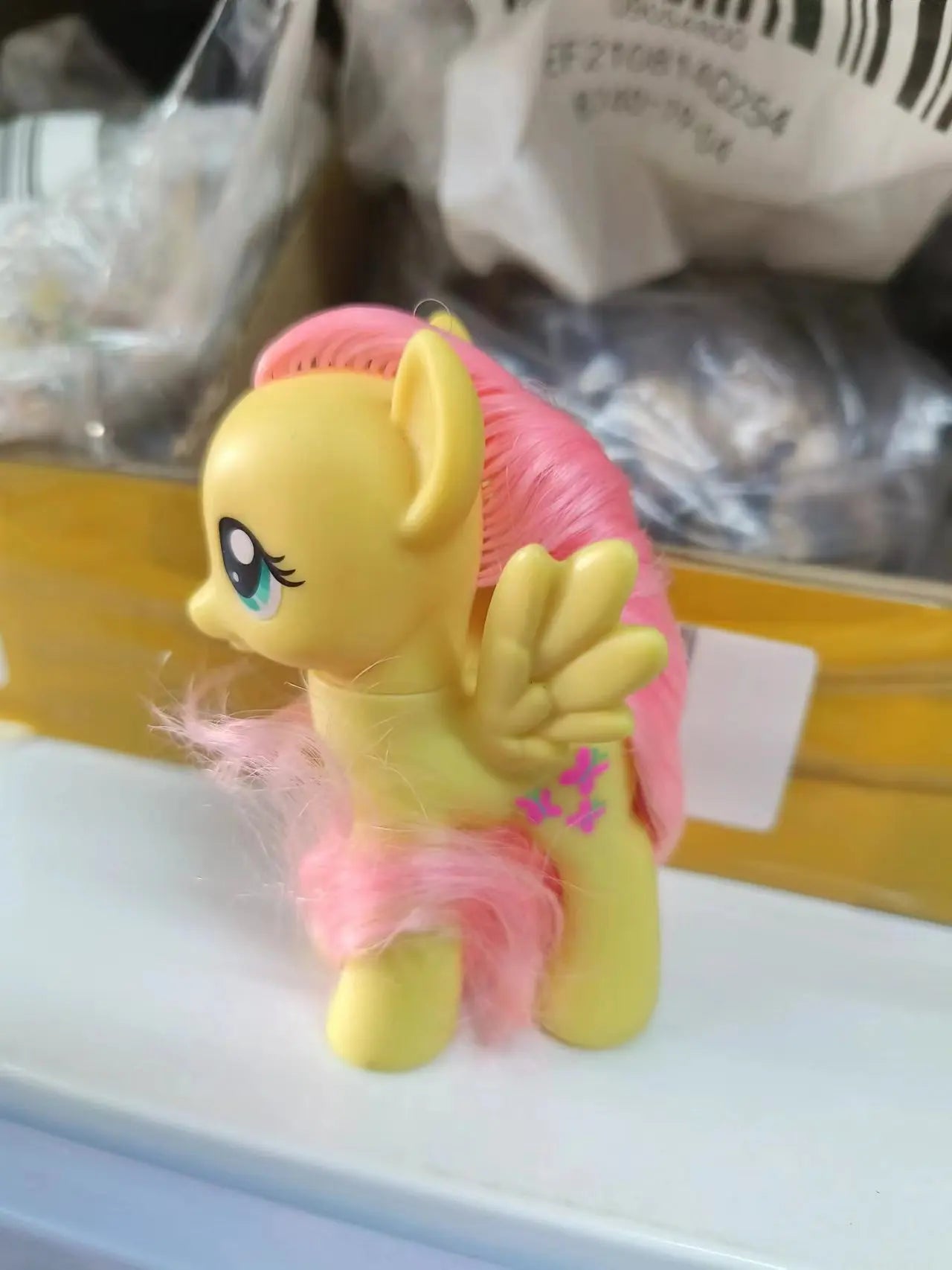 Original Hasbro My Little Pony Anime Figures Cute Twilight Sparkle Rainbow Fluttershy Pinkie Pie Rarity Collect Model Toy Gift