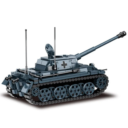 World War 2 WW2 Army Military Soldiers Armor Halftrack Main Station Tank Building Blocks Bricks Model DIY Assembly Toys For Kids