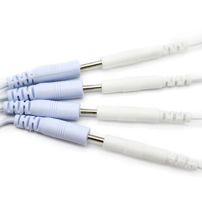 3.5mm Plug 2Pins & 4Pins  for Tens Body Slimming Massager Muscle Stimulation For 2way 4way Type Electrode Cable Line Wire