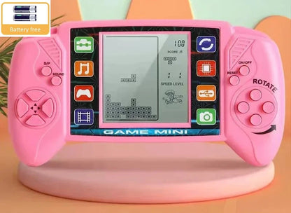 Portable Handheld Game Console BRICK GAME Handheld Players Nostalgic Educational Toys Pocket 4 Colors Classic Childhood Gift