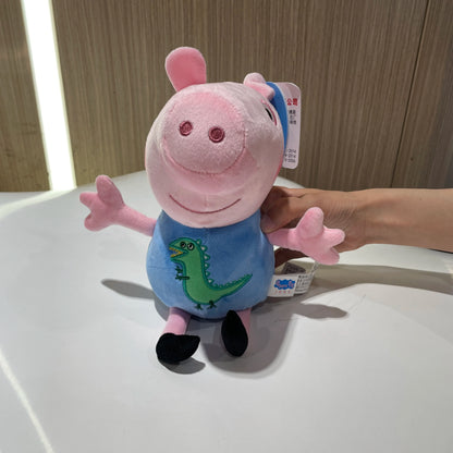 30cm 12'' Genuine Peppa Pig daddy mammy grandpa grandma dinosaur Teddy bear Peppa George Plush Toy Kids Birthday Christmas Gift