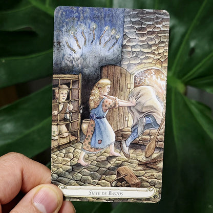Fairy Tale Tarot 10.3*6cm Spanish Edition 78 Pcs Tarot Cards Presenting Mystical Tales From Around The World