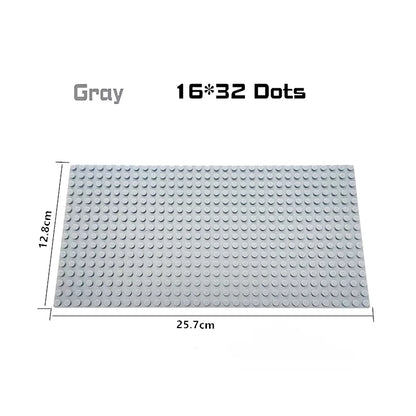 32x32x16x16 Dots Classic Base Plates MOC DIY Plastic Bricks Baseplates City Dimensions Building Blocks Figures Construction Toys