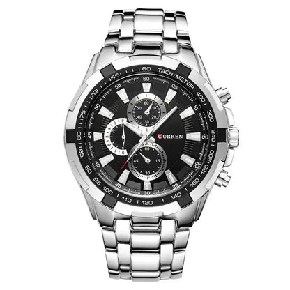 CURREN 8023 Quartz Watch Men Waterproof Sport Military Watches Mens Business Stainless Steel Wristwatch Male Clock reloj hombre