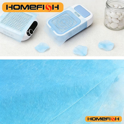 100Pcs Disposable Nail Vacuum Filter Paper Set - Dustproof Replace Filters Manicure Machine Dust Accessory