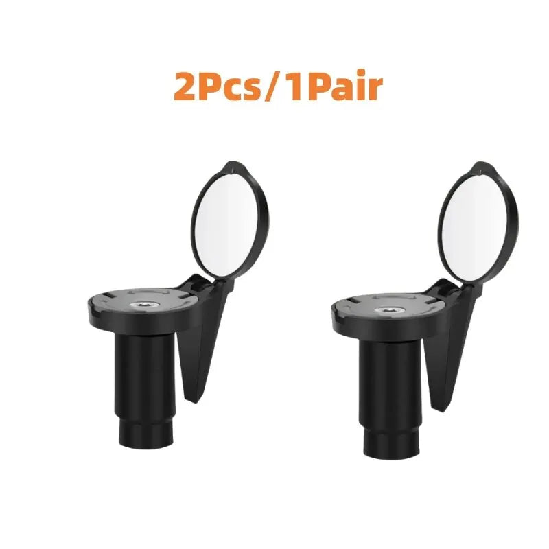 Bicycle Rear View Convex Mirror, 1PC Drop Bar Handlebar Mount Bike Back Sight Reflector, Lightweight Acrylic Lens Cycling Mirror