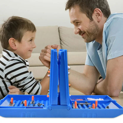 Two Person Table Game, Naval Battleship Fighting Game, Educational Traditional Toy, Children's Battleship Board Toy Game