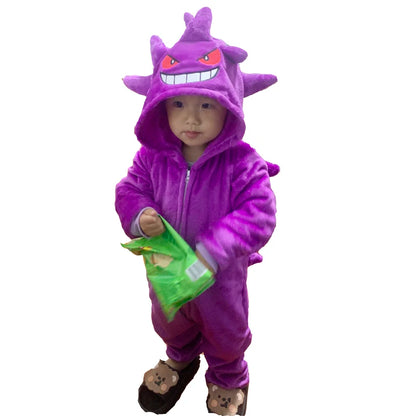 Kids Cosplay Costume Clothes Children Onesies Kigurumi Full Body Sleepwear Whole Pijamas Boys Costume Halloween Christmas Gift