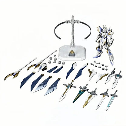 SNAA Knights of The Round Table Percival Tristan Achilles Lancelot Model Kit Collectible Action Figure with Dual Armor Modes