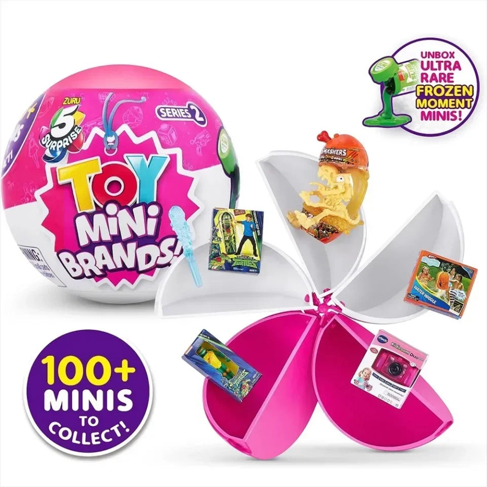 Zuru 5 Surprise Mini Brands Toys Zuru Mystery Blind Box Original Miniature Toy Surprise Blind Box Toy Gifts Cute Toys