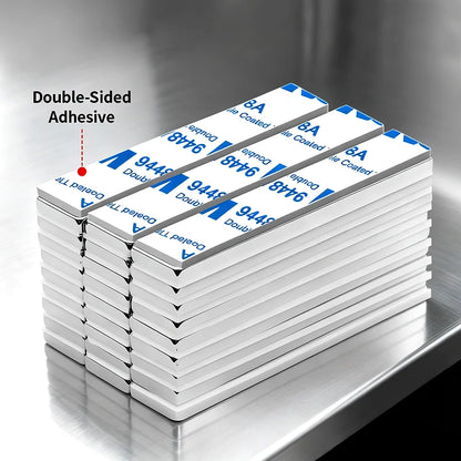 20x10x2 60x10x3mm Super Powerful Block Neodymium Magnet  With double-sided adhesive Magnet N35 Strong Permanent Magnetic imanes