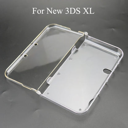 YuXi In Bulk Clear Plastic Crystal Case Protective Case Cover Hard Shell Skin For NDSL NDSi New 3DS XL For GBA SP Game Console