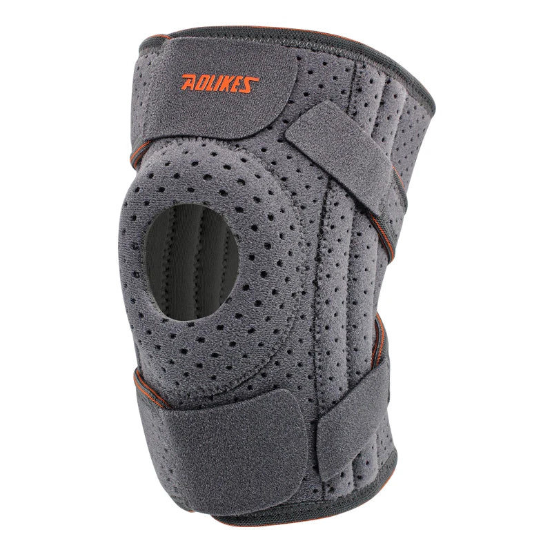 AOLIKES 1PCS NEW Knee Brace with Side Stabilizers & Patella Gel Pads,Knee Support for Cycling,Running,Climbing