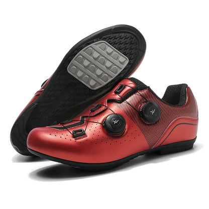 2026 MTB Cycling Sneaker Men A5 Leather Self-Locking Cleat Spd Road Bike Shoes Women Flat Trail Train Mountain Bicycle Shoes