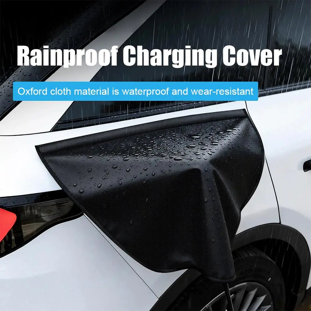 EV Charger Port Cover Rainproof Magnetic Charging Port Cover Snow Rain Sun Protection for Electric Cars Outdoor Waterproof