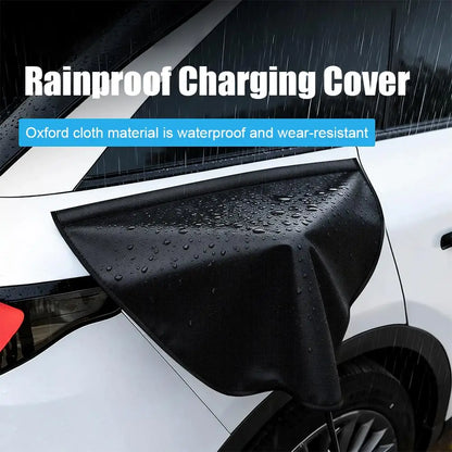 EV Charger Port Cover Rainproof Magnetic Charging Port Cover Snow Rain Sun Protection for Electric Cars Outdoor Waterproof