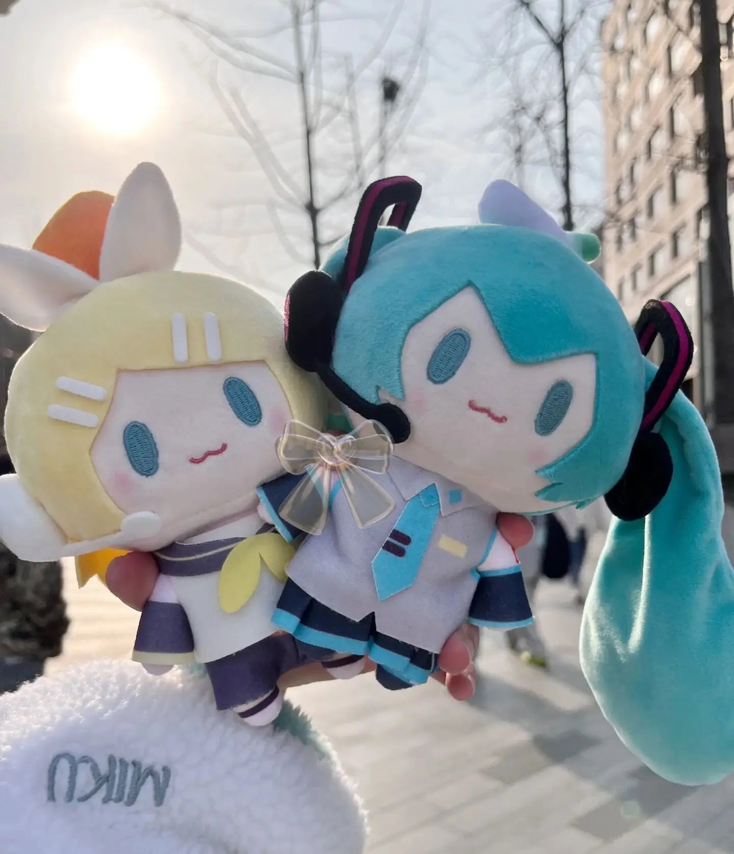 15cm Hatsune Miku Kawaii Q Version Figure Doll Anime Peripheral Keychain Bag Pendant Toy Collection Model Ornament Toys Gifts