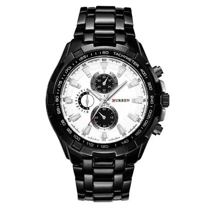 CURREN 8023 Quartz Watch Men Waterproof Sport Military Watches Mens Business Stainless Steel Wristwatch Male Clock reloj hombre