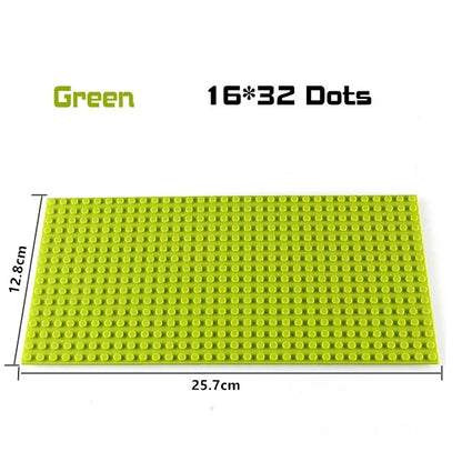 32x32x16x16 Dots Classic Base Plates MOC DIY Plastic Bricks Baseplates City Dimensions Building Blocks Figures Construction Toys