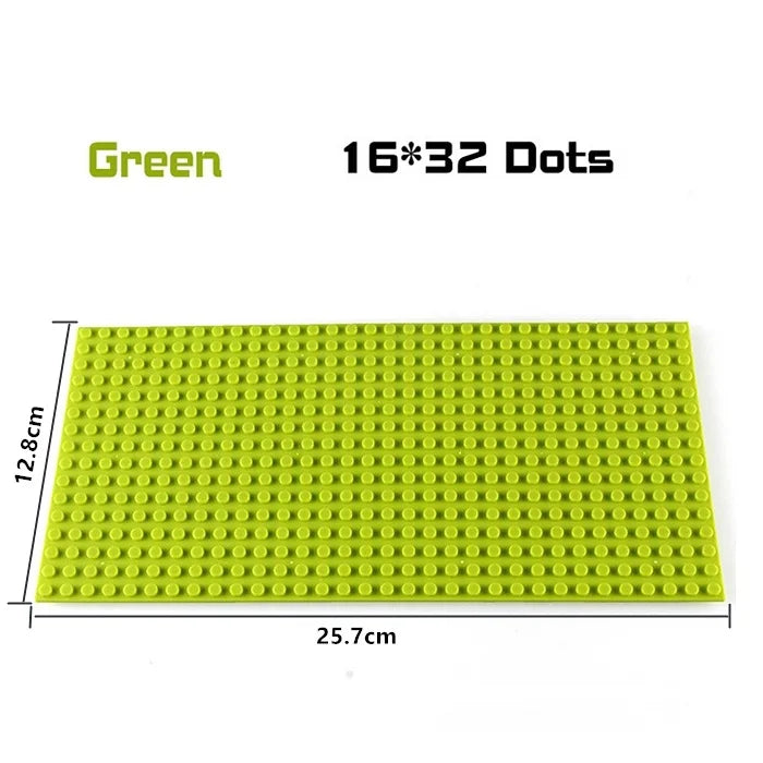 32x32x16x16 Dots Classic Base Plates MOC DIY Plastic Bricks Baseplates City Dimensions Building Blocks Figures Construction Toys