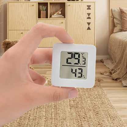 LCD Digital Thermometer Hygrometer Indoor Room Electronic Temperature Humidity Meter Sensor Gauge Weather Station For Home ﻿