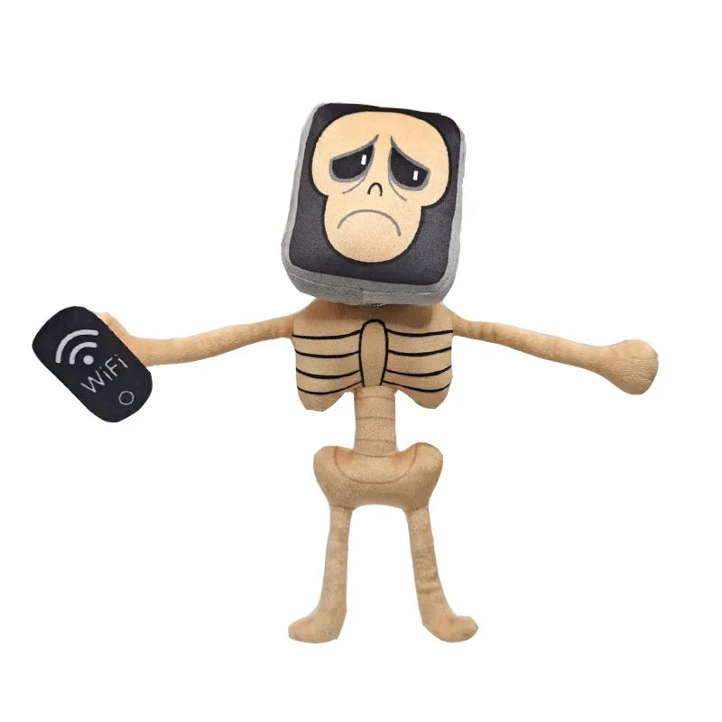 NEW Steal A Brainrot Esok Sekolah Plush Hot Game Peripheral Plushie Cute Cartoon No. 9 House Stuffed Doll Toy Gamer Fans Gift