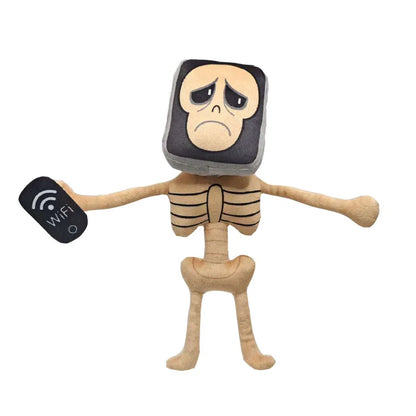 NEW Steal A Brainrot Esok Sekolah Plush Hot Game Peripheral Plushie Cute Cartoon No. 9 House Stuffed Doll Toy Gamer Fans Gift