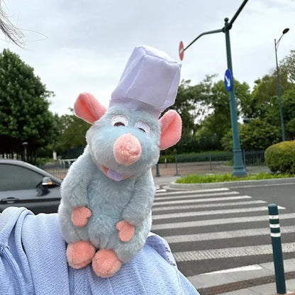 Cute Ratatouille Magnetic Plushie Detachable Shoulder Ornament for Cosplay Kawaii Christmas Gift Shoulder Plush Doll Decoration