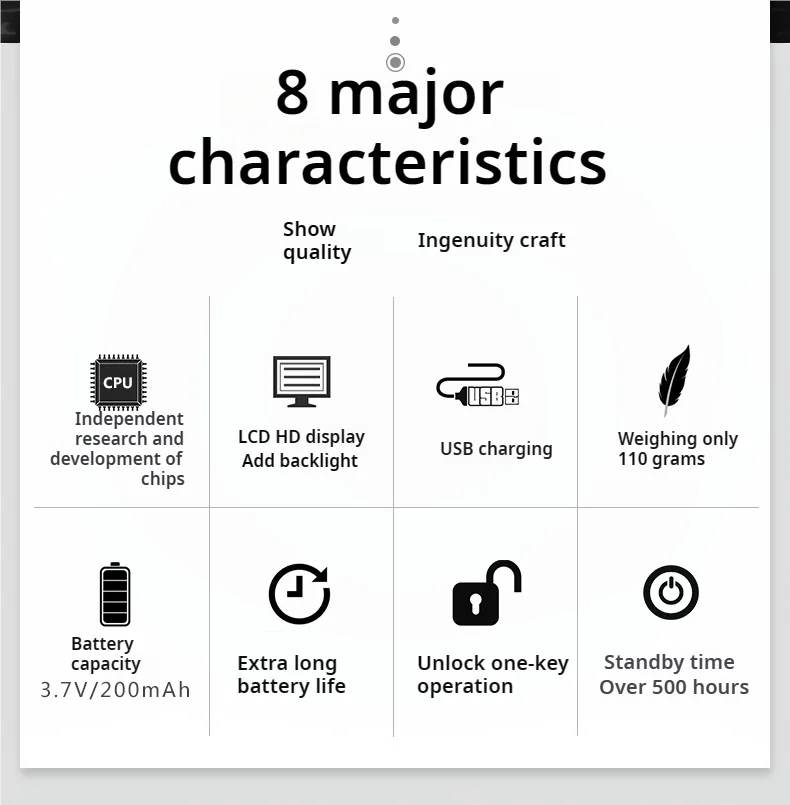 Timer Padlock LCD HD Display Add Backlight Zinc Alloy 99 Hours Max Timing Super Long Standby Anti-addiction Electronic Lock