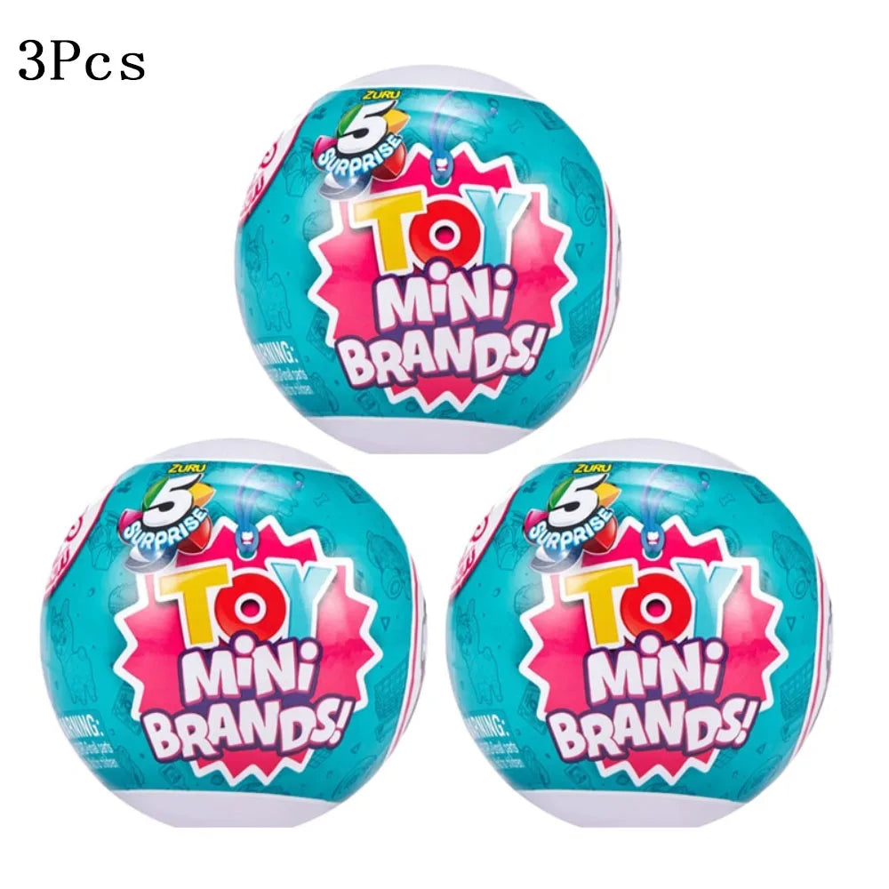 Zuru 5 Surprises mini toy brand, a well-known brand's mini toys, blind ball trend blind box play mini miniature toys