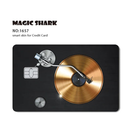 2025 New Magic Shark Anime Money Charge 404 Error ID Game Machine Film Skin Sticker for Debit Bank Credit Card
