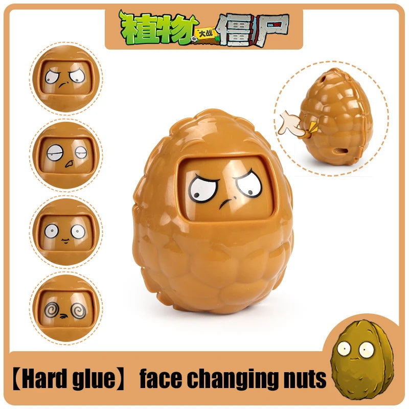Funny Plants vs. Zombies 2 Hard Glue Peashooter Gatling Pea Shooter Sunflower Action Figure Model Dolls Shooting Toys Kids Gifts