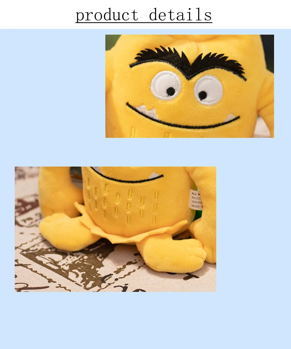 Creative Colorful Monster Throw Pillow Dolls Stuffed Toys Super Soft Office Chair Cushion Home Decor Girls Kids Birthday Gifts