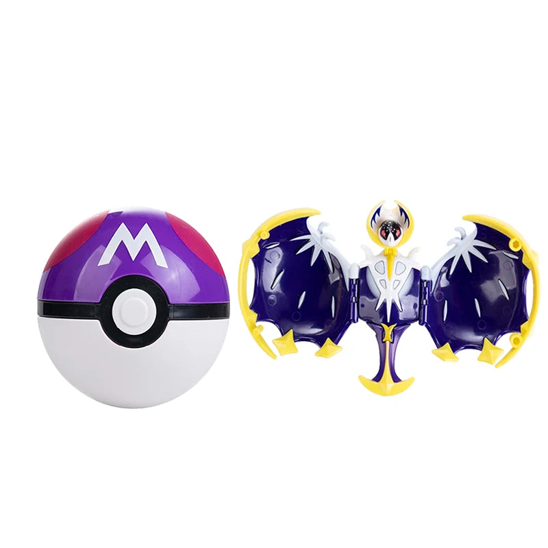 About Pokemon Anime Figure Charizard Pikachu Gyarados  Pocket Monster Figure Pokeball Action Deformation Toy Model Children Gift