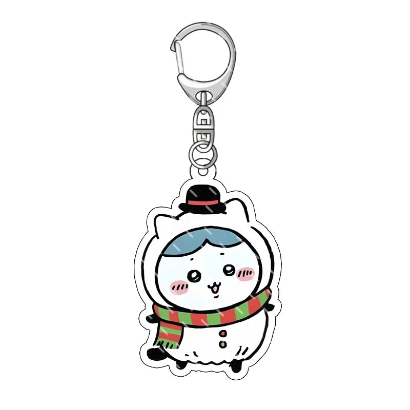 Chiikawa Pendant Anime Comic Acrylic Peripheral Keychain Hachiware Usagi Cute Pendant Bag Hanging Decoration Decoration