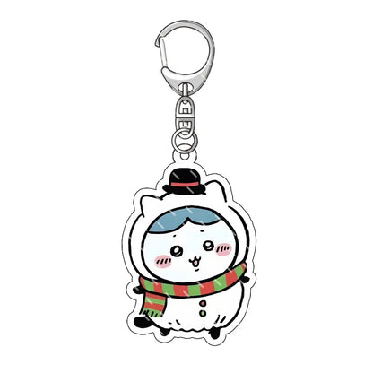 Chiikawa Pendant Anime Comic Acrylic Peripheral Keychain Hachiware Usagi Cute Pendant Bag Hanging Decoration Decoration