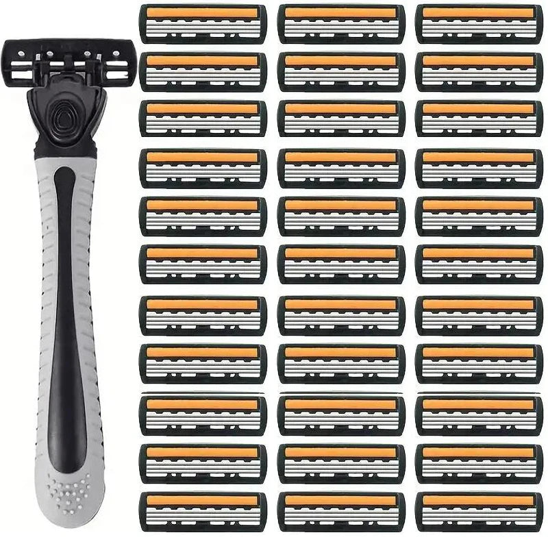 Shaver Brand New Design Men Razor Shaving Two Layer Shaver Reusable Razor Imported Blade Multi Tool Head Change