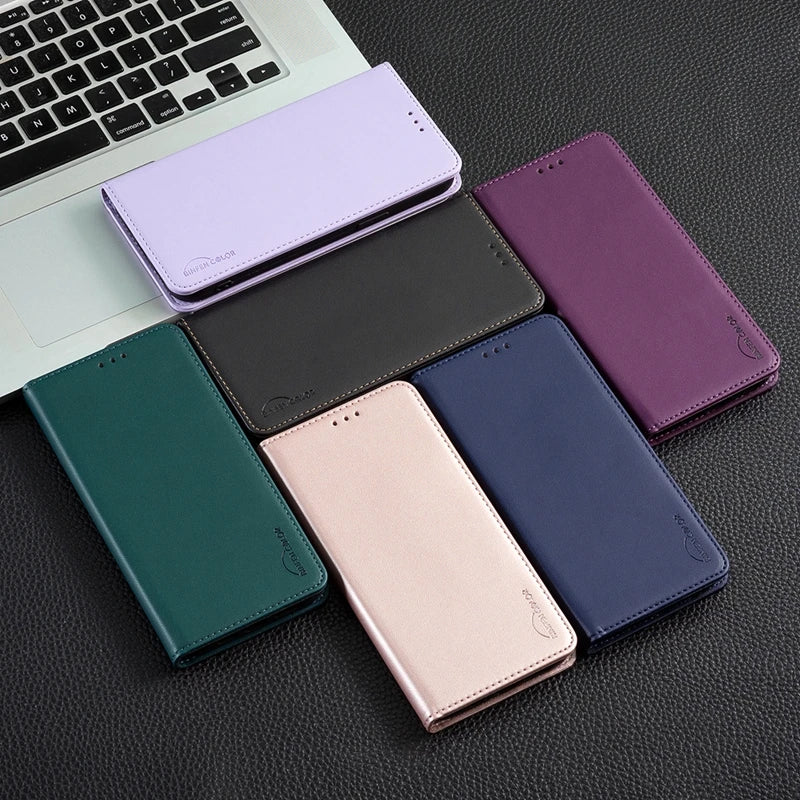 For Samsung Galaxy S25 FE Case Magnetic Flip Phone Case on For Fundas Samsung S25 FE S25FE 5G SM-S731B Leather Card Cover Coque