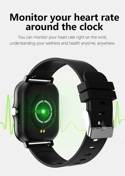 Sports Smart Watch Fitness Clock Health Monitor Waterproof Smartwatch BT Call Wrist Watches for Men Women IOS Android Phone 2026