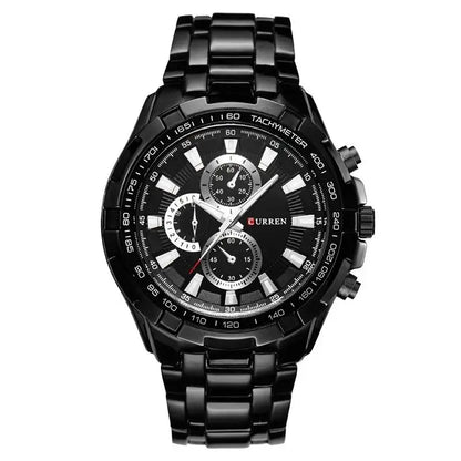 CURREN 8023 Quartz Watch Men Waterproof Sport Military Watches Mens Business Stainless Steel Wristwatch Male Clock reloj hombre