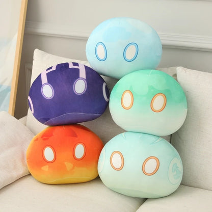 10cm Genshin Slime Plush Pendant Toys Genshin Impact Stuffed Pillow Cute Anime Game Original God Cosplay Fans for Kid Gift