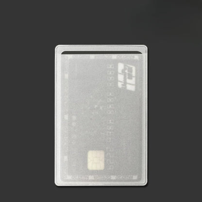 12PCS PVC Waterproof Transparent Card Holder Plastic Card id Holders Case To Protect Credit Cards Card Protector Cardholder Bags