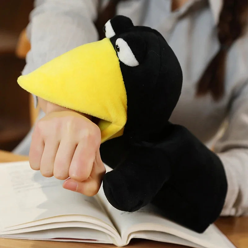 Stuffed Plush Animals Toys Hand Finger Puppet Kawaii Dolls Educational Baby Toys Learning & Education Monkey Tiger Children Gift
