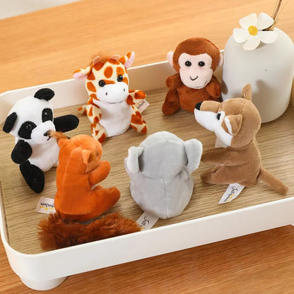 36 Styles Animal Finger Puppet Plush Toy Role Play Tell Story Cloth Doll Baby Educational Toys Children Kids Great Birthday Gift