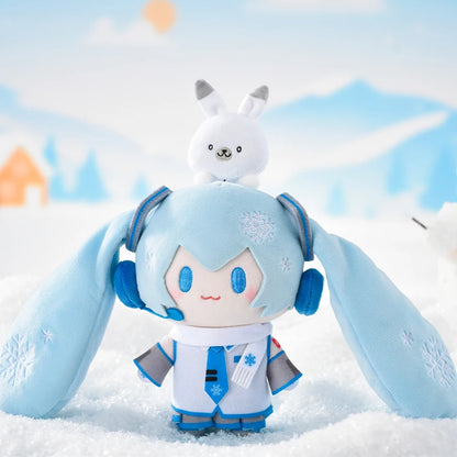 15cm Hatsune Miku Snow Series Plush Doll Kawaii Q Version Plushies Backpacks Toys Action Figures Keychain Bag Pendant Toy Gift