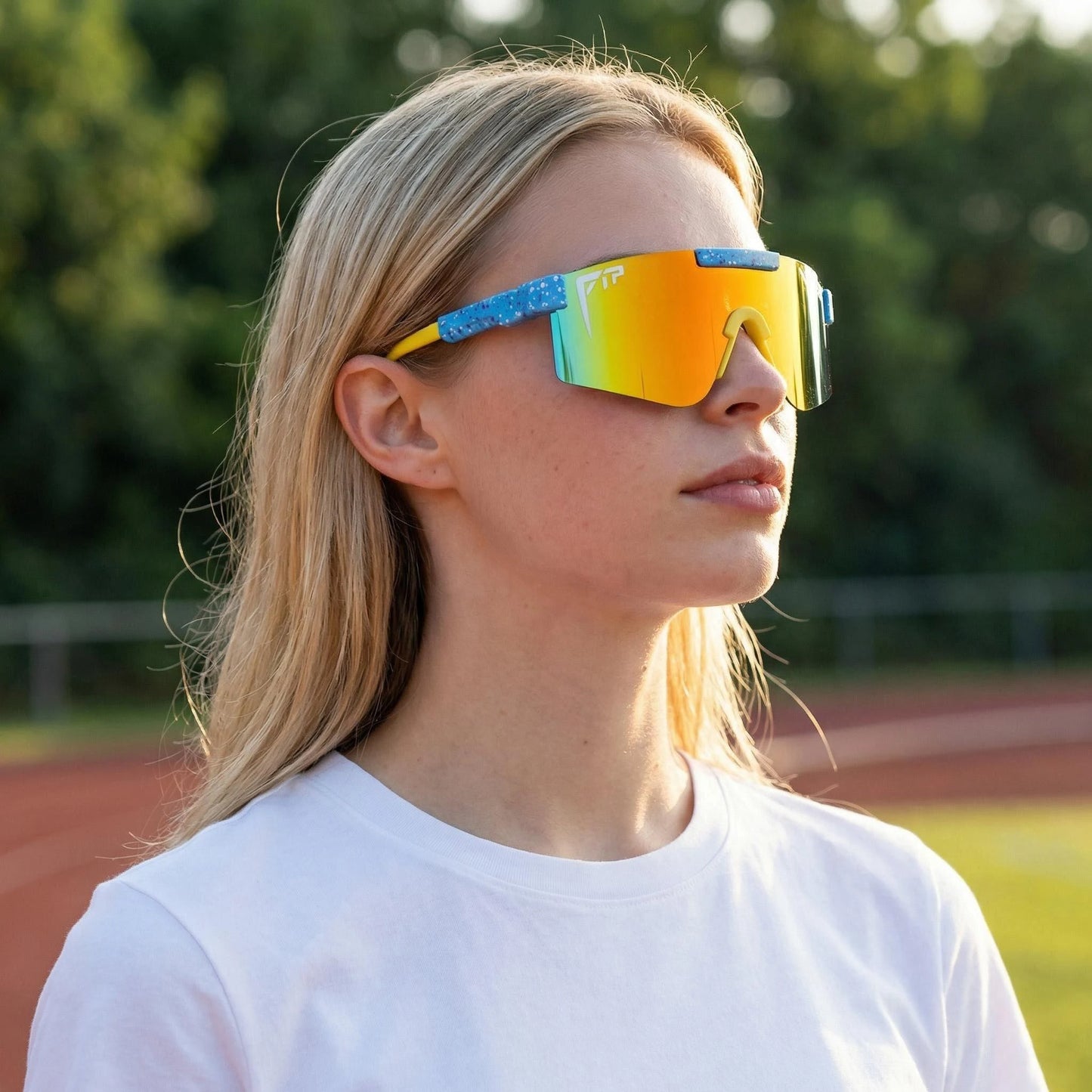 Stylish Windproof Sunglasses Men Women Anti-Dust Colorful Goggles for Cycling Hiking Running Outdoor Sports